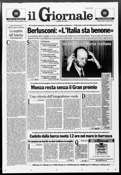 Il giornale : quotidiano del mattino